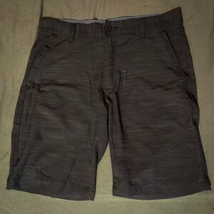 Burnside Mens Dark Gray Hybrid Shorts